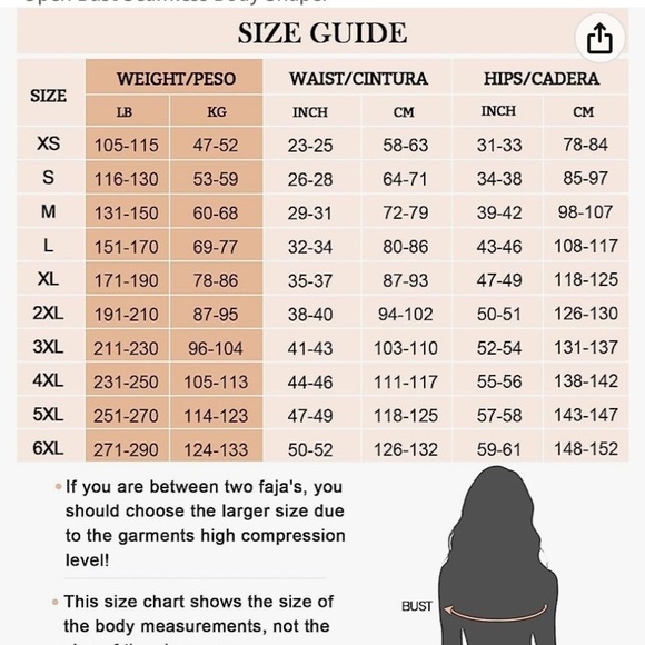 SHAPERX NWT Tummy Control Girdle Compression Bodysuit Lace Shorts - Picture 5 of 16